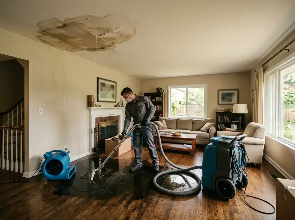 attic-pipe-burst-ceiling-drip-008 — frequently asked questions, Water Damage Restoration & Carpet Care in Palm Bay, FL